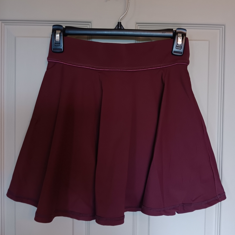NWT Shein MOTF Women's Athletic Skort - Burgundy - Size Small